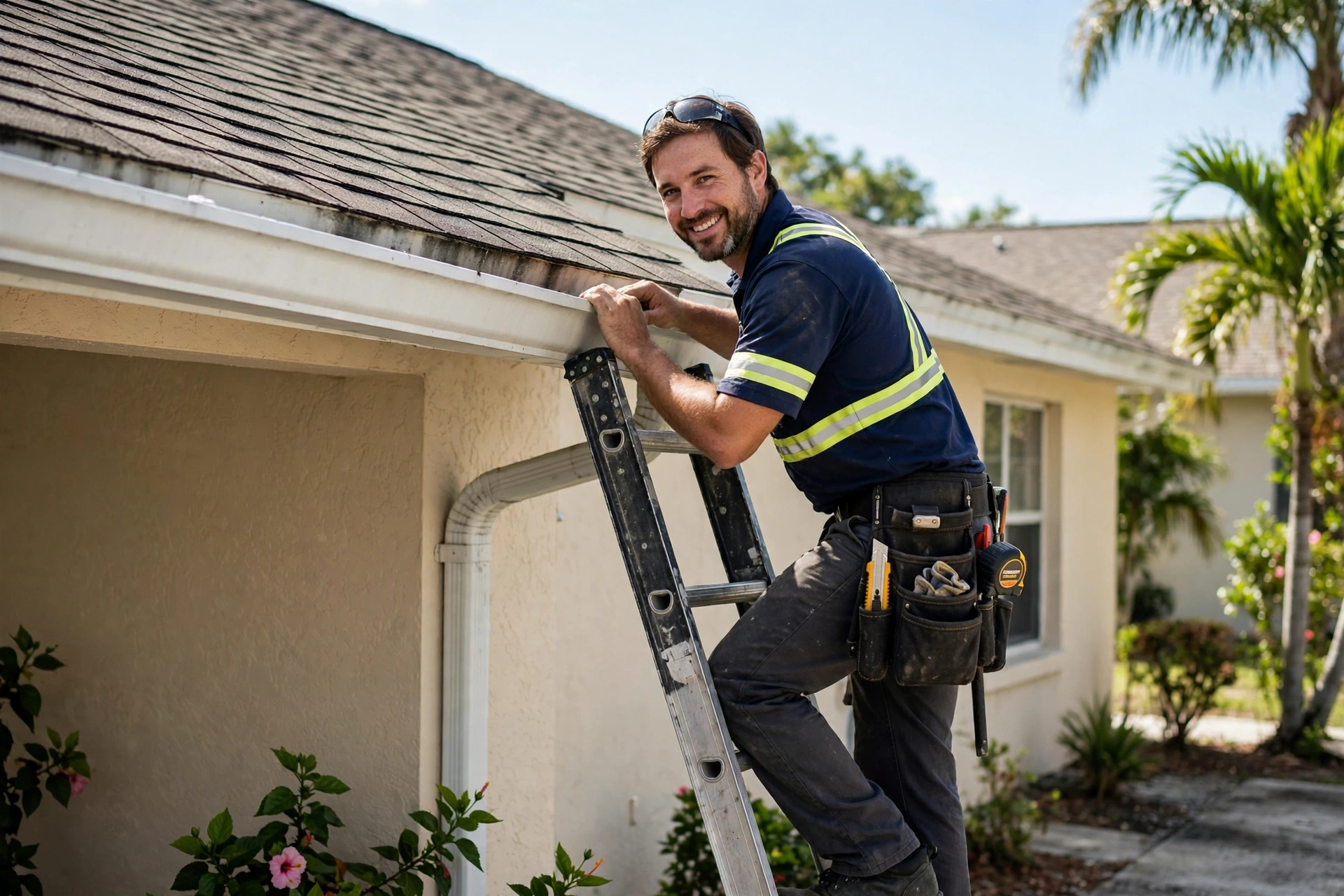 Friendly roofing crew from Roof Leak Repair Contractors in Apopka, FL